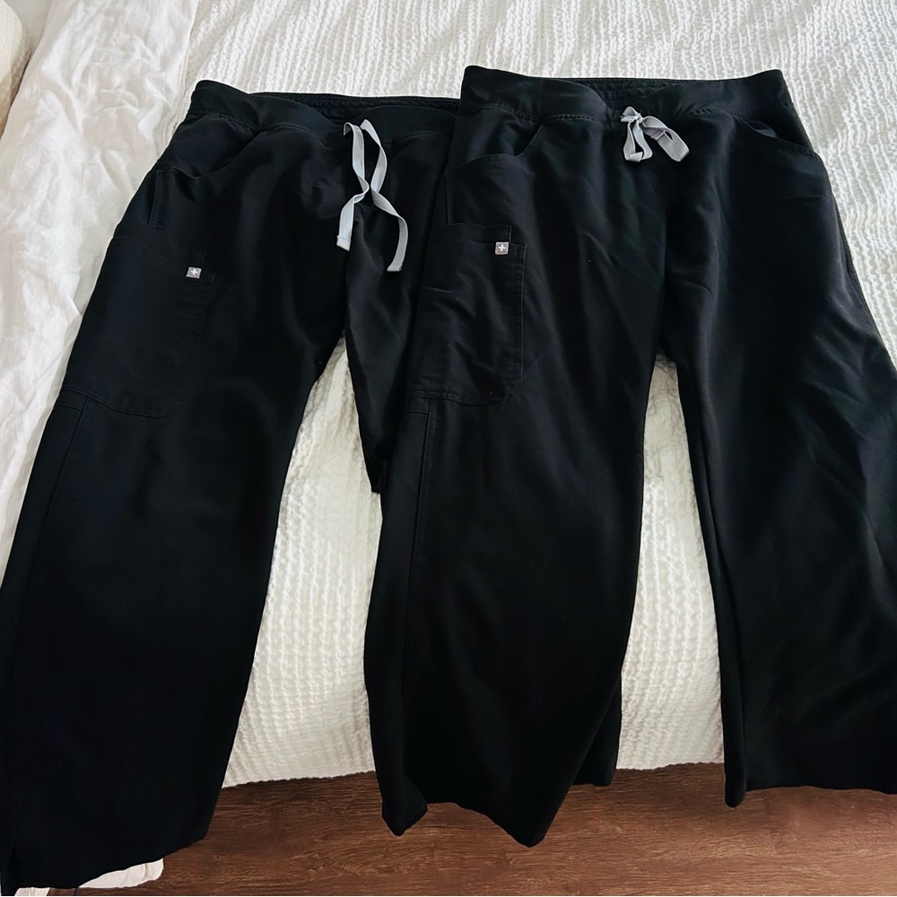 Figs Black Scrub Pant Kade Cargo Small Petite - 1 pair